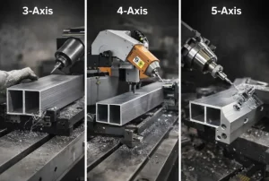 3-axis vs 4-axis vs 5-axis CNC